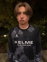 イメネ(YMENE) ベージュ センターパート