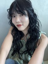 ルル(LuLu by KENJE)&nbsp;ロングレイヤー×ブルーブラック