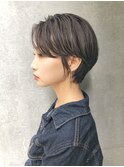 イメチェンクールショート×センターパート前髪×横浜