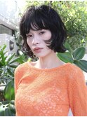 外国人風ボブ/デザインカット/堀江美容室/Eurica