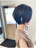 白髪ぼかしで軽やかショート