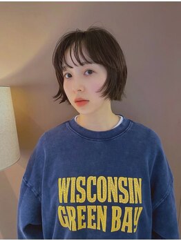 ツナグ(tsunagu)の写真/経験と実績を重ねてきたスタイリストの創るショート。マッシュショート/丸みショート/ハンサムショート
