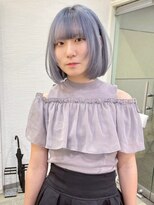 ネハス 栄(nehus.) 学割ブリーチハイライト髪質改善ダブルカラーレイヤーカット