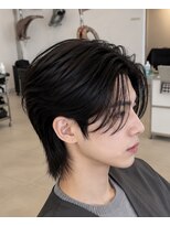 エイバヘア 新大久保(AVAHAIR)&nbsp;[韓国独自] 軽めリーフカット＋ダウンパーマ