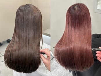 セブンスヘブン(SEVENTH HEAVEN)の写真/ダメージレス&潤いたっぷり理想のストレートを実現する【髪質改善縮毛矯正】ハイクオリティな仕上がり◎