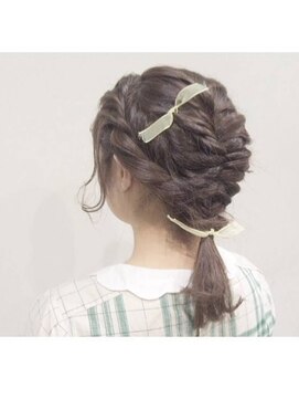 ヘアーサロン リノ(Hair salon LiNO) フィッシュボーン＋ロープ編み