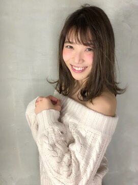 リンクス トウキョウ(LINKS TOKYO) シルキーバング　外ハネボブ　アンバーブラウン