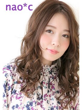 ナオシ トレス 富雄店(nao*c tres) 【奈良/富雄nao*c】ミルクティーベージュのふわロング