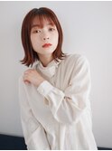 ひし形ショート/グラボブ/シースルー前髪