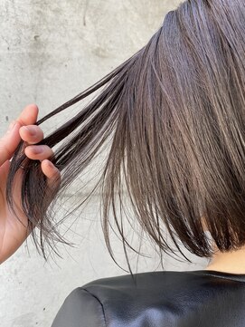 センスヘア(SENSE Hair) イルミナカラーで秋っぽ!パープルアッシュカラー!