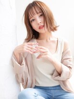 ラフィス ヘアー ヴォーグ 天王寺あべの店(La fith hair vogue)&nbsp;【La fith】 シースルーバング×ボブスタイル