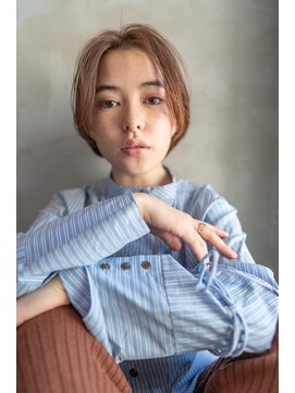 オースティン 錦糸町(AUSTIN) 大人かわいい前髪セシルカットココアブラウンフリンジウェーブ