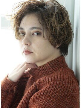 ミエル ヘア 新宿(miel hair) 〈mielhair新宿〉外国人風　ハンサムショート