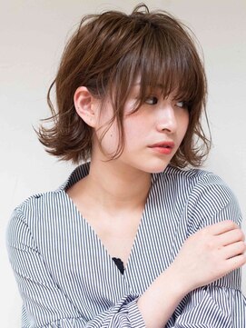 ロンド ルージュ 銀座店(Lond rouge) 外ハネ ミディアムボブ