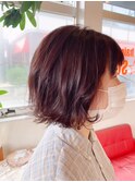 《リップソウル》 ショートボブ☆くすみピンクカラー
