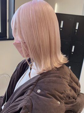 ペレ 渋谷(PELE) Y39_ペールオレンジ ブリーチ2回～