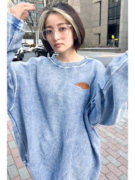 レトン 銀座(leton) ブリーチ/フェイスフレーミング/インナーカラー/ボブ