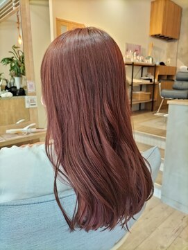 ヘアサロン アンフェール(Hair Salon Amfaire) 小林/ブリーチオンピンク系カラー