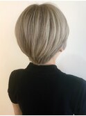 大人のハイトーンショート☆すっきりシルエット/ローライト