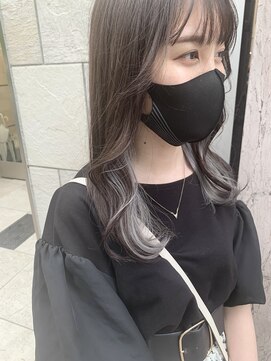 ルアン 上通り(ruen) インナーカラー 熊本 ruen 松岡拓実 ペールシルバー 上通り