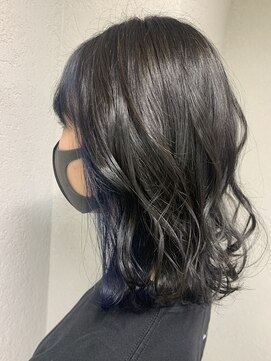 アジールヘア 所沢プロペ通り店(agir hair) インナーブルー