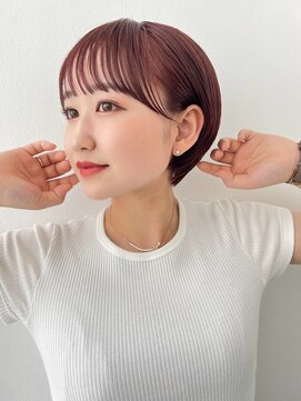 小顔サイドバング×コンパクトショート