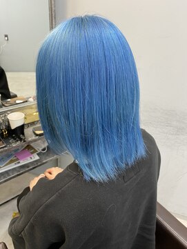 オズ 郡山桑野店(OZ) ミニウルフチェリーブラウンホワイトグレージュフェザーパーマ