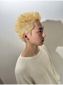 ツイストスパイラルパーマスパイキーショートベリーショート