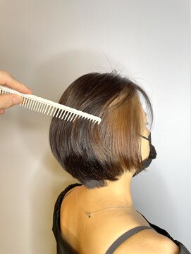 ブロッサム 東久留米店(Blossom) 大人可愛い大人美人小顔立体カットインナーカラー透け感