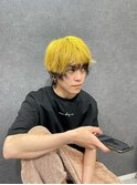 イエロー×ブラックエンドカラー