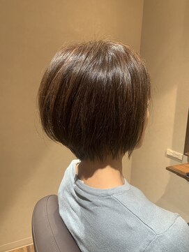 ペチカ(pechika) 顔周り縮毛矯正×丸みショート