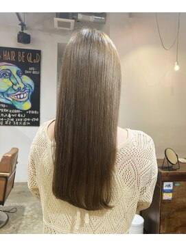 オアズヘアービィグラッド(ORe'S HAIR BE GLaD) 大人かわいいベージュカラー