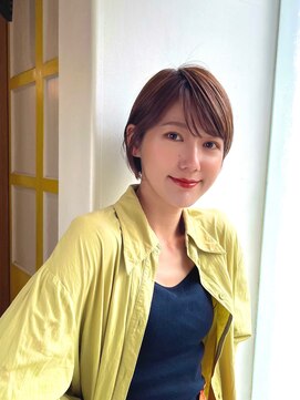 キートスバイガーランド (Kiitos by Garland) 大人可愛い小顔マッシュショート/ベージュカラー/吉祥寺