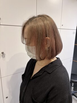 ファーム 大崎店(FAAM) コンパクトボブ×ミルクティーベージュ[大崎/品川/五反田]