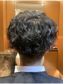 銀座　理容室　パーマ　ゆるふわパーマ