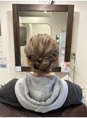 ゆるふわシニヨン
