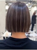 髪質改善ショートボブレイヤーカット