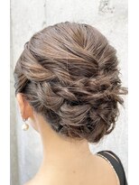 プリンシペ(PRINCIPE)&nbsp;ボブでもシニヨンスタイルでアップヘアアレンジ♪