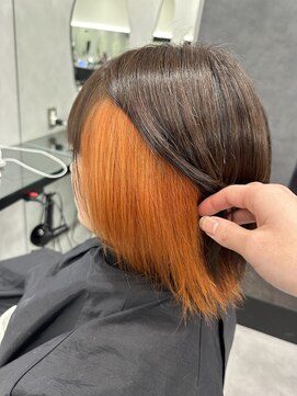 プライズ 成増店(prize) インナーカラー×オレンジダブルカラー成増