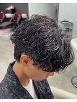 エデアンホンテン メンズサロン(EDEAN 本店 （旧：EDEAN 上通）)&nbsp;熊本メンズサロン　波巻きスパイラル　ブルーブラック