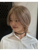 ハイトーングレージュ/推しカラー/ブリーチ2回～◎