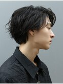 【緩めスパイラル】ウェーブセンターパート