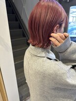 フェンヘアーアイス 中目黒(Fen.hair ici)&nbsp;10代20代30代大人かわいいダブルカラーブリーチピンクカラー