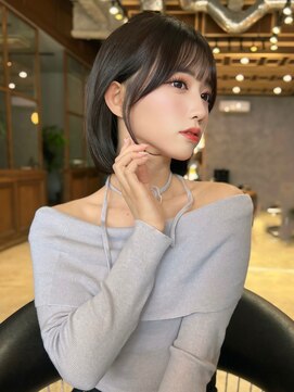 ロンドカスティーヨ 四日市(Lond castillo) 【前川薫子】タッセルボブ　フェイスレイヤー　韓国風