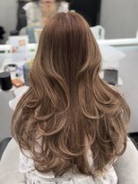 ピリオド 松阪(Period.)&nbsp;ロングヘアーミルクティベージュ髪質改善 松阪美容室