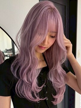 フリーク(FLEEK) レイヤーカット髪質改善ダブルカラーブリーチ