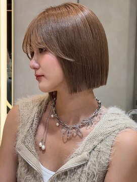 ロンドリメゾン 原宿(Lond re Maison.) ミニウルフレイヤーカット顔周り前髪韓国ショートボブ/原宿