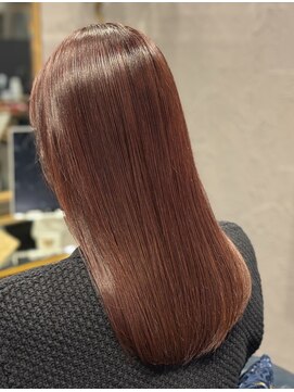 脱白髪染め×暖色