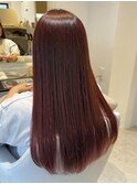 ワンカラーで出来る赤/暖色カラー