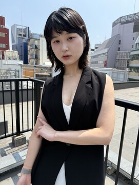 ロッコサード(ROCCO 3rd) (大人可愛く♪)暗髪/外ハネ/ミディアム【工藤風太】